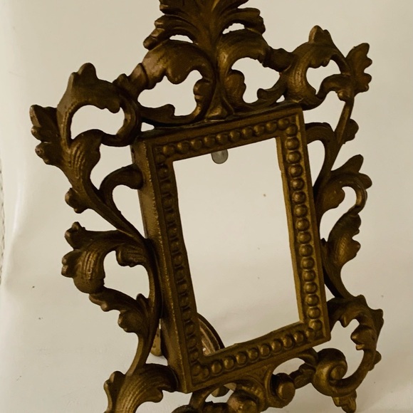 Art Nouveau Style Picture Frame Andrea by Sadek Vintage Metal Easel Back - Picture 11 of 11